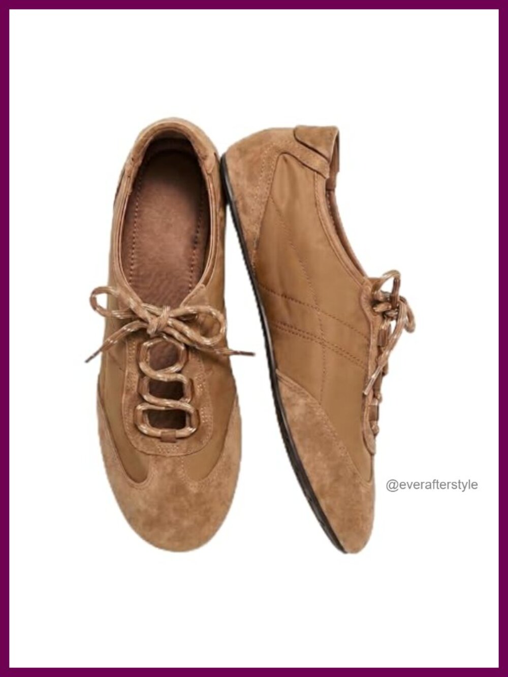Womens Ballet Flats Lace Up Round Toe Mary Jane Casual Shoes